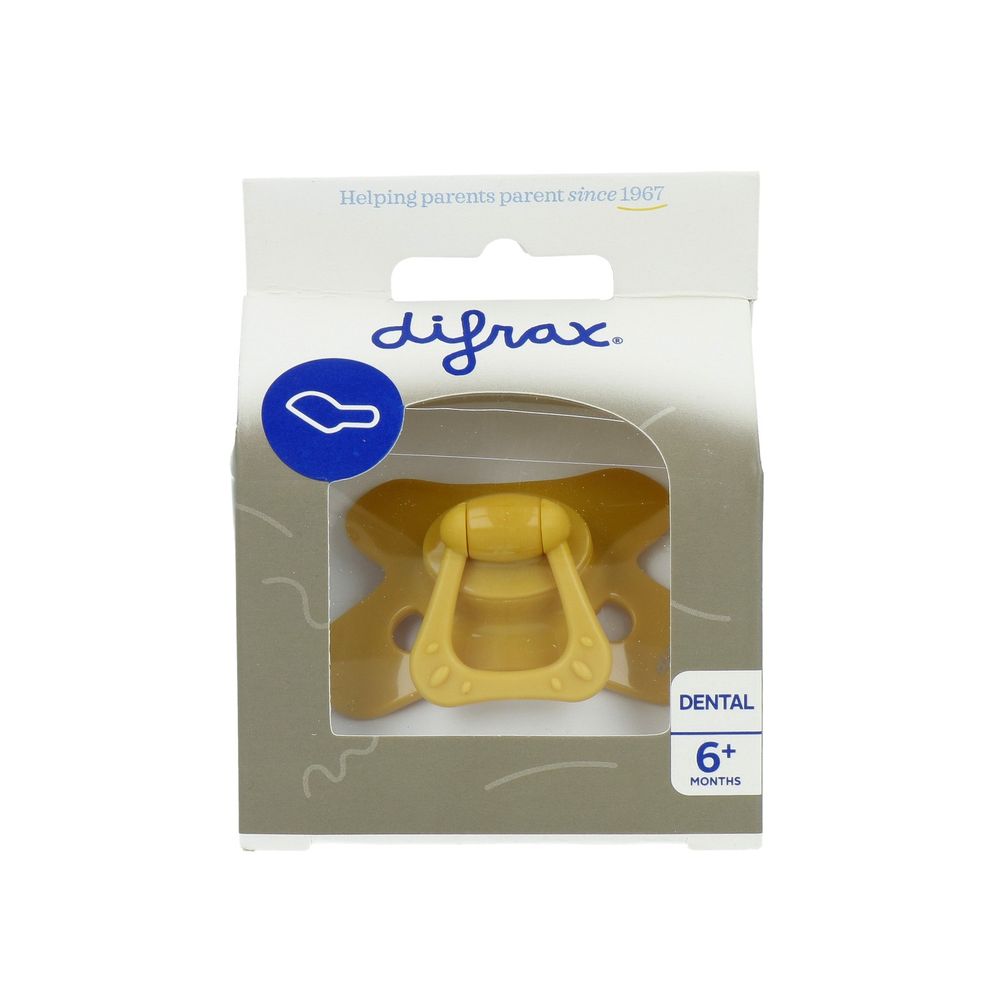 Fopspeen Dental 6+ Maanden - Pure Honey - Difrax