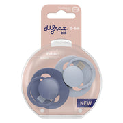 Difrax Lovi Dynamic Fopspeen 0-6m Baby Blue/Blue 2 stuks