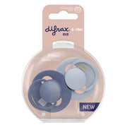 Difrax Lovi Dynamic Fopspeen 6-18m Baby Blue/Blue 2 stuks
