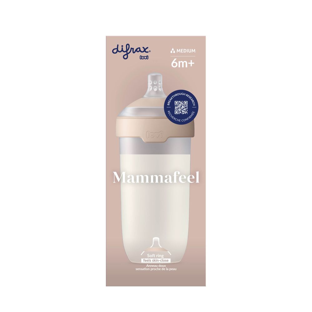 Difrax Lovi Mammafeel Fles 330 ml