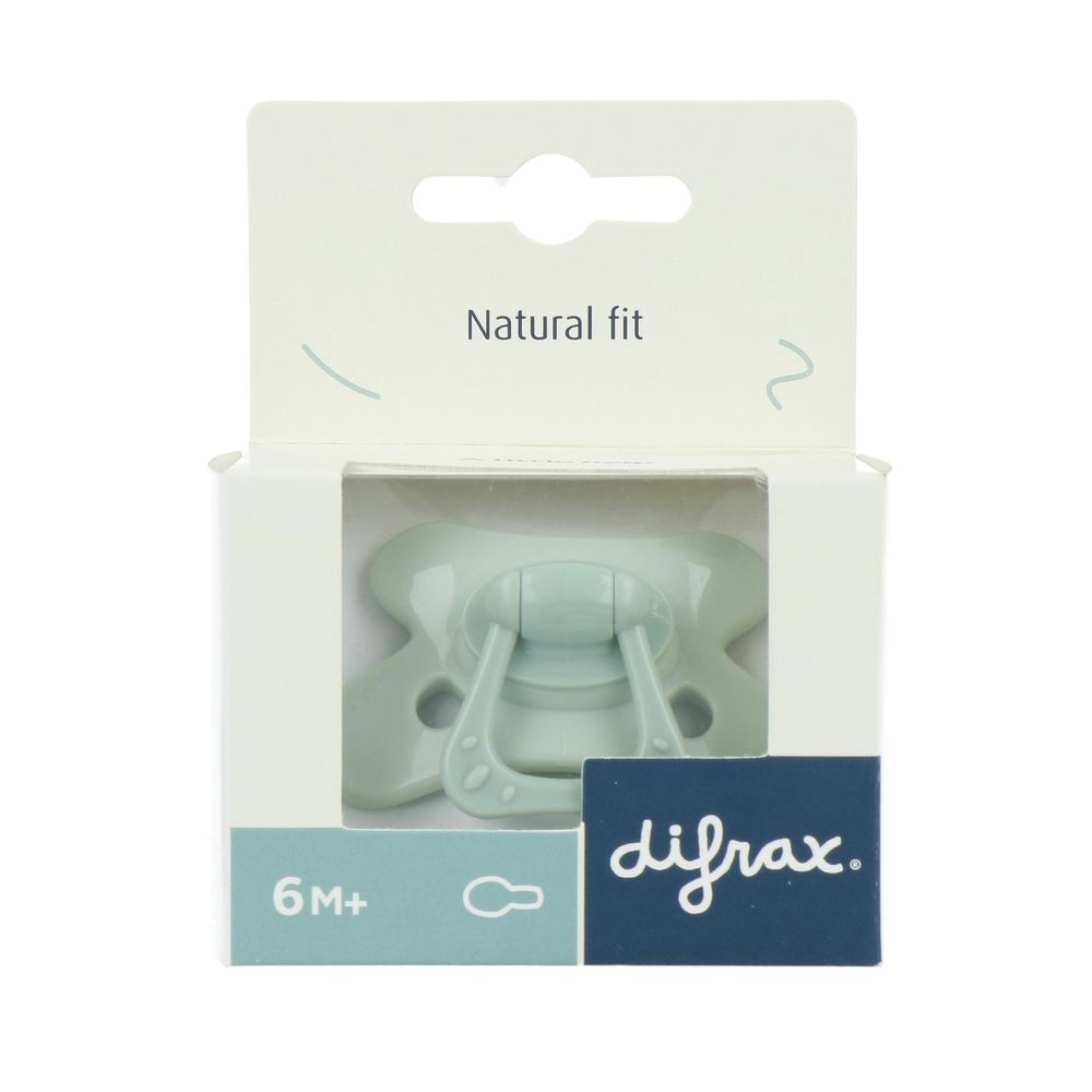Difrax Fopspeen Natural 6+ M SE Green Jade