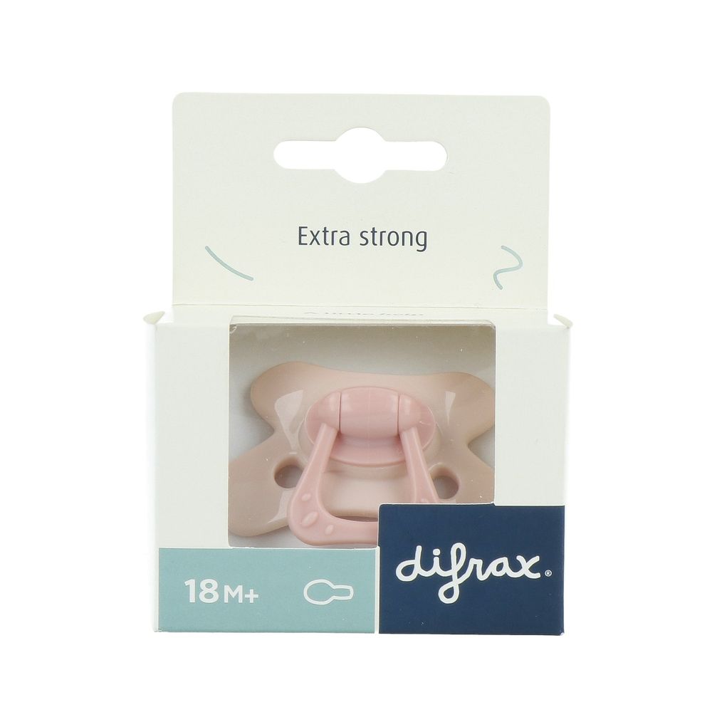 Difrax Fopspeen Natural 20+ M SE Pink Opal