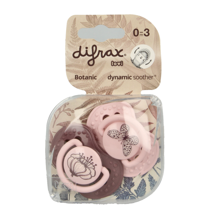 Difrax Lovi fopspeen botanic 0-3 maanden
