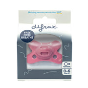 Difrax Natural Fopspeen 0-6m Uni Raspberry