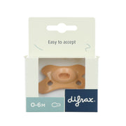 Difrax Natural Fopspeen 0-6m Uni Peachy