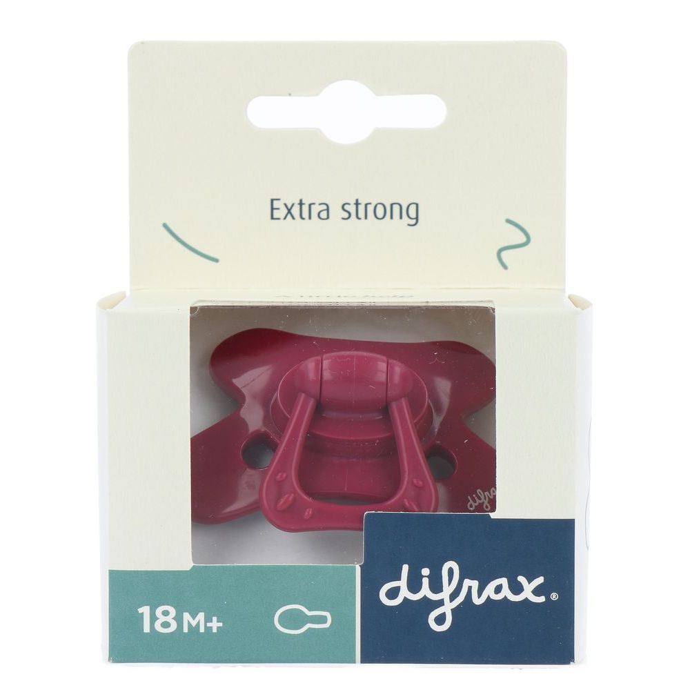 Difrax Natural Fopspeen 18+m Uni Wildberry
