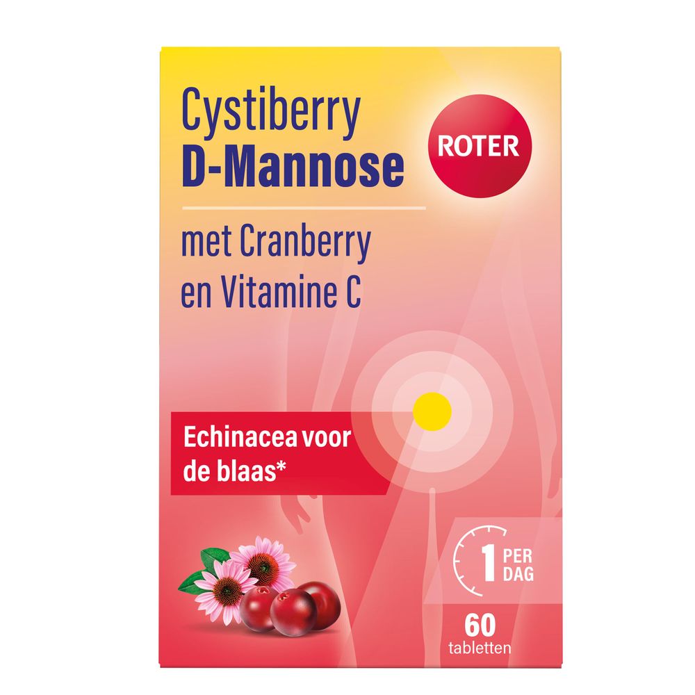 Roter Cystiberry D-Mannose Cranberry 60 tabletten