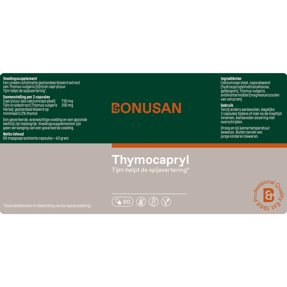 Bonusan Thymocapryl 60 vcaps