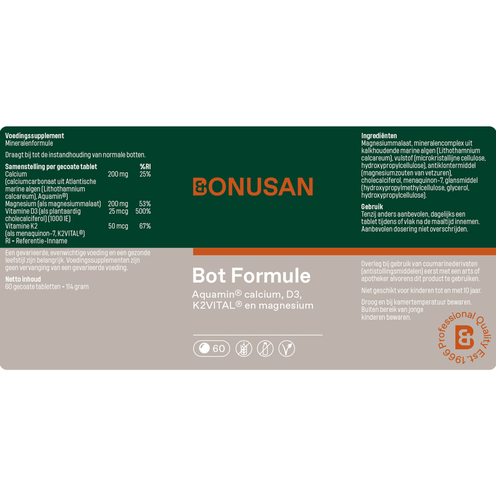 Bonusan Bot formule 60 tabletten