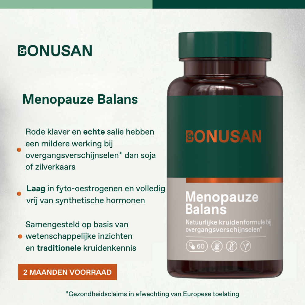 Bonusan Menopauze balans 60 capsules