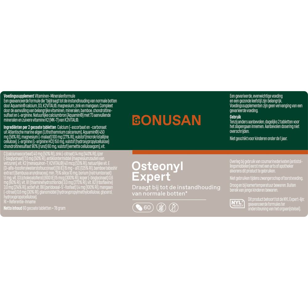 Bonusan Osteonyl expert 60 tabletten