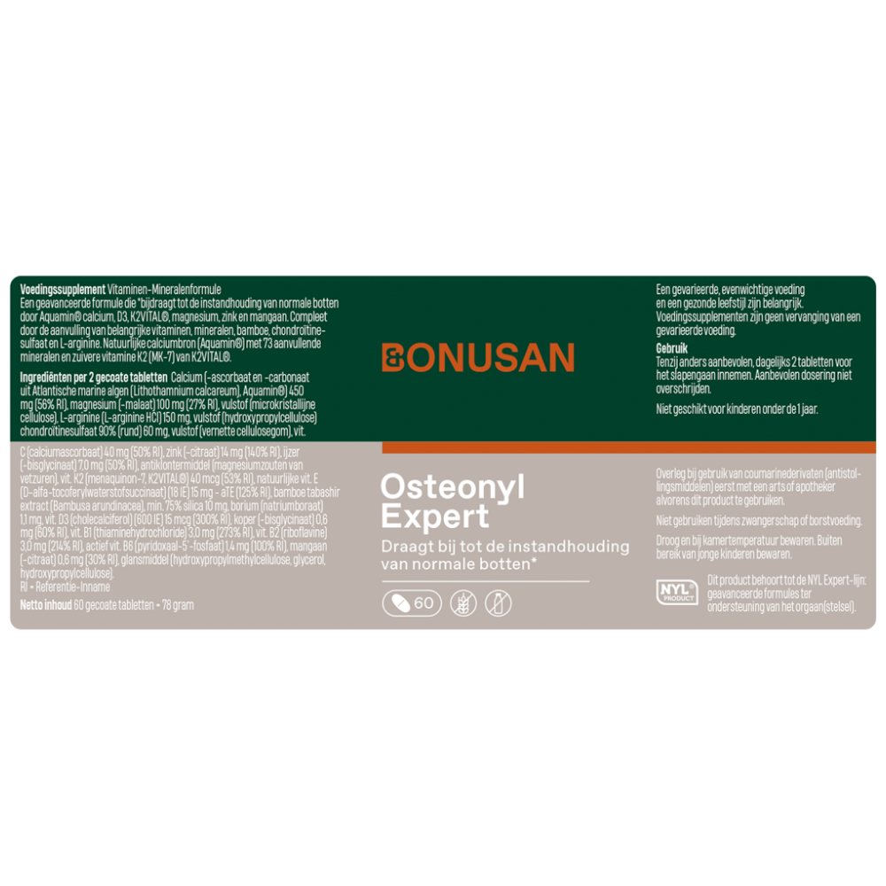 Bonusan Osteonyl expert 60 tabletten