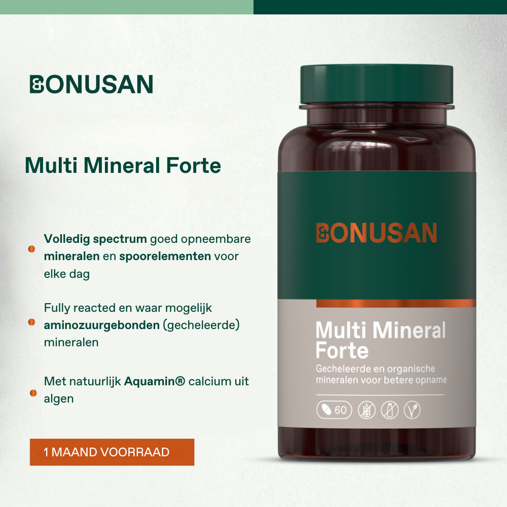 Bonusan Multi mineral forte 60 tabletten