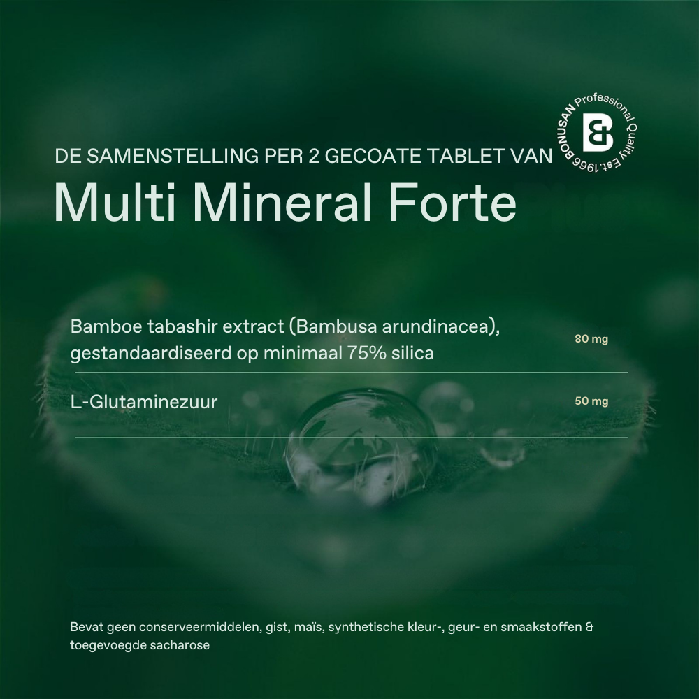 Bonusan Multi mineral forte 60 tabletten
