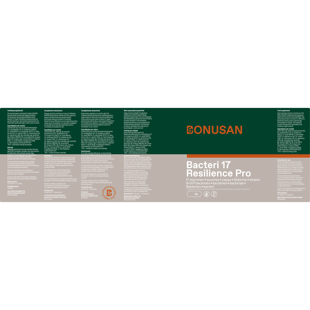 Bonusan Bacteri 17 Resilience Pro