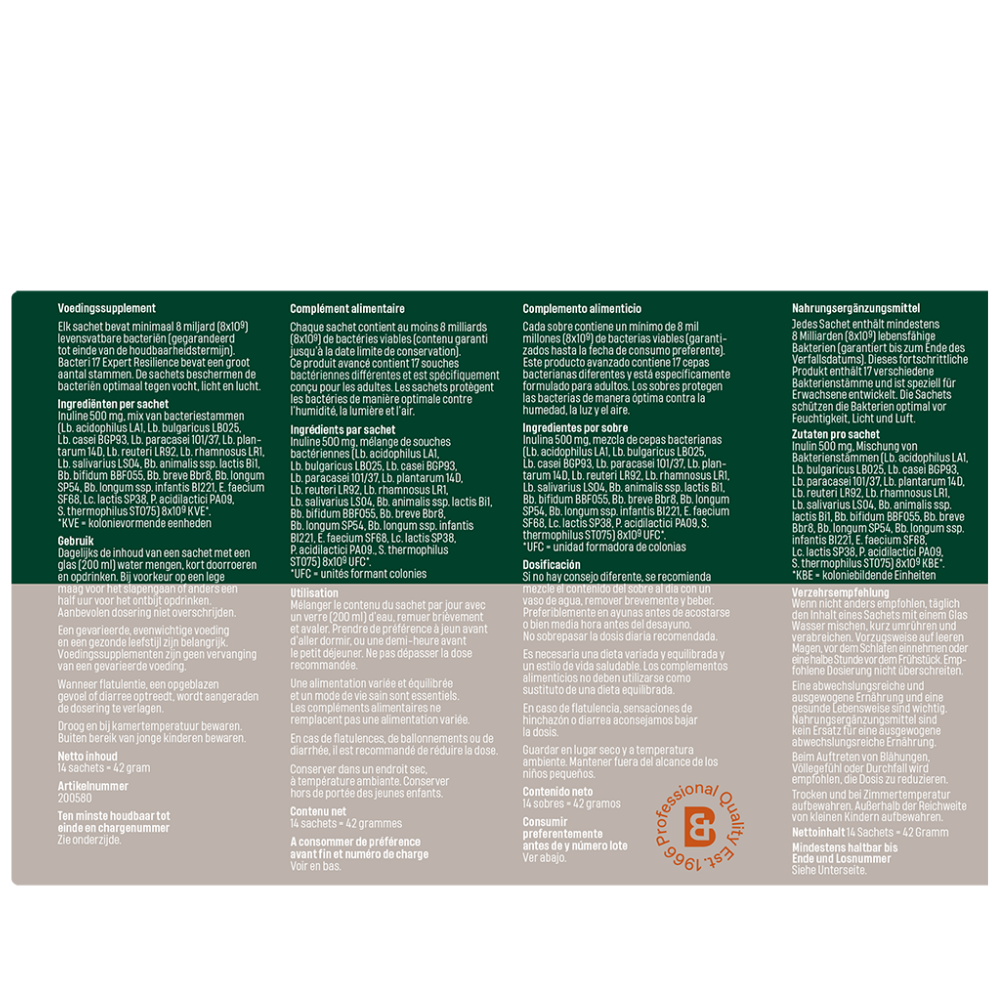 Bonusan Bacteri 17 Resilience Pro