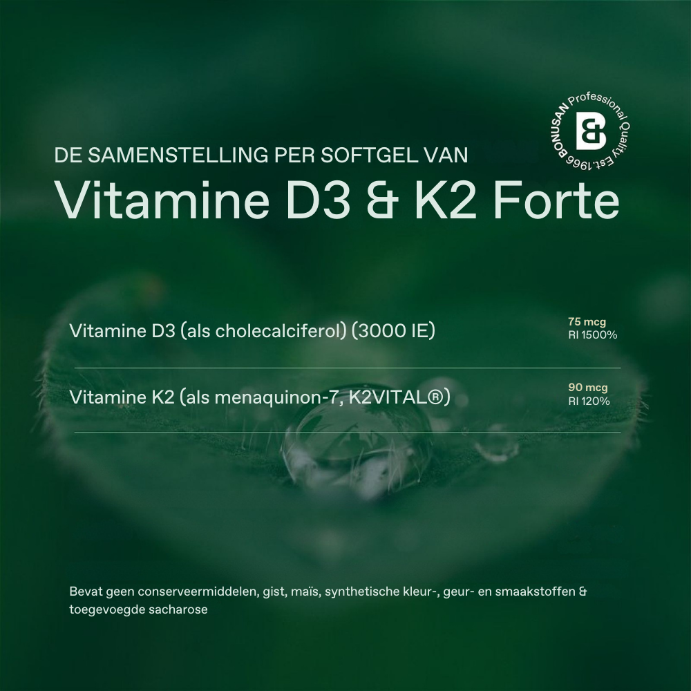 Bonusan Vitamine D3 & K2 Forte