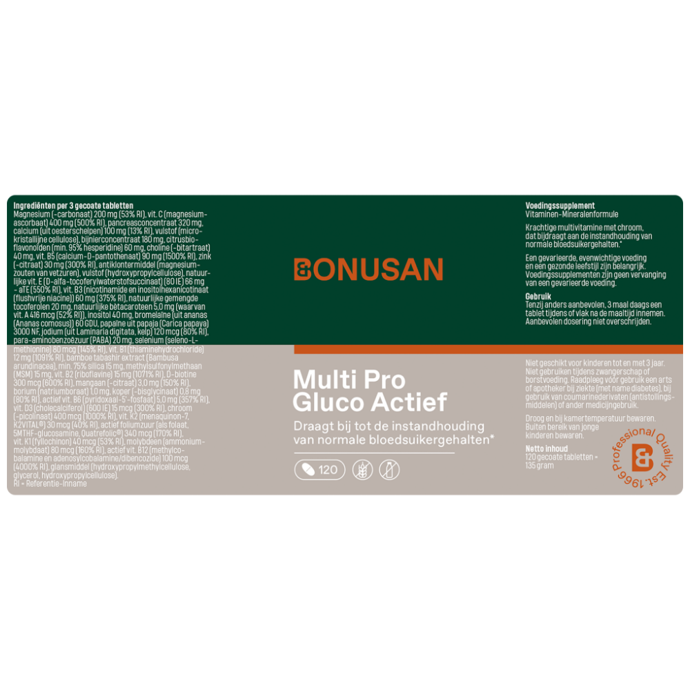 Bonusan Multi Pro Gluco Actief