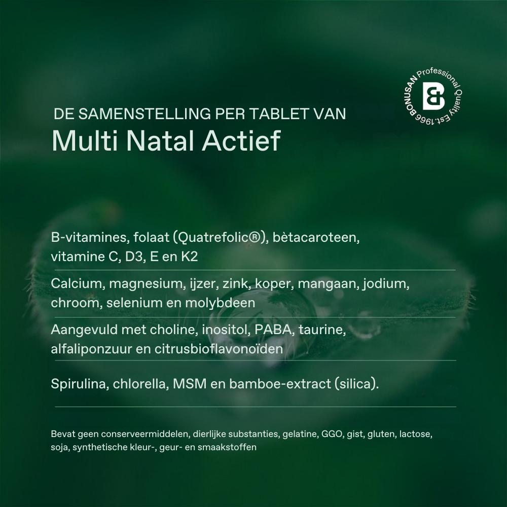 Bonusan Multi Natal Actief 60 tabletten