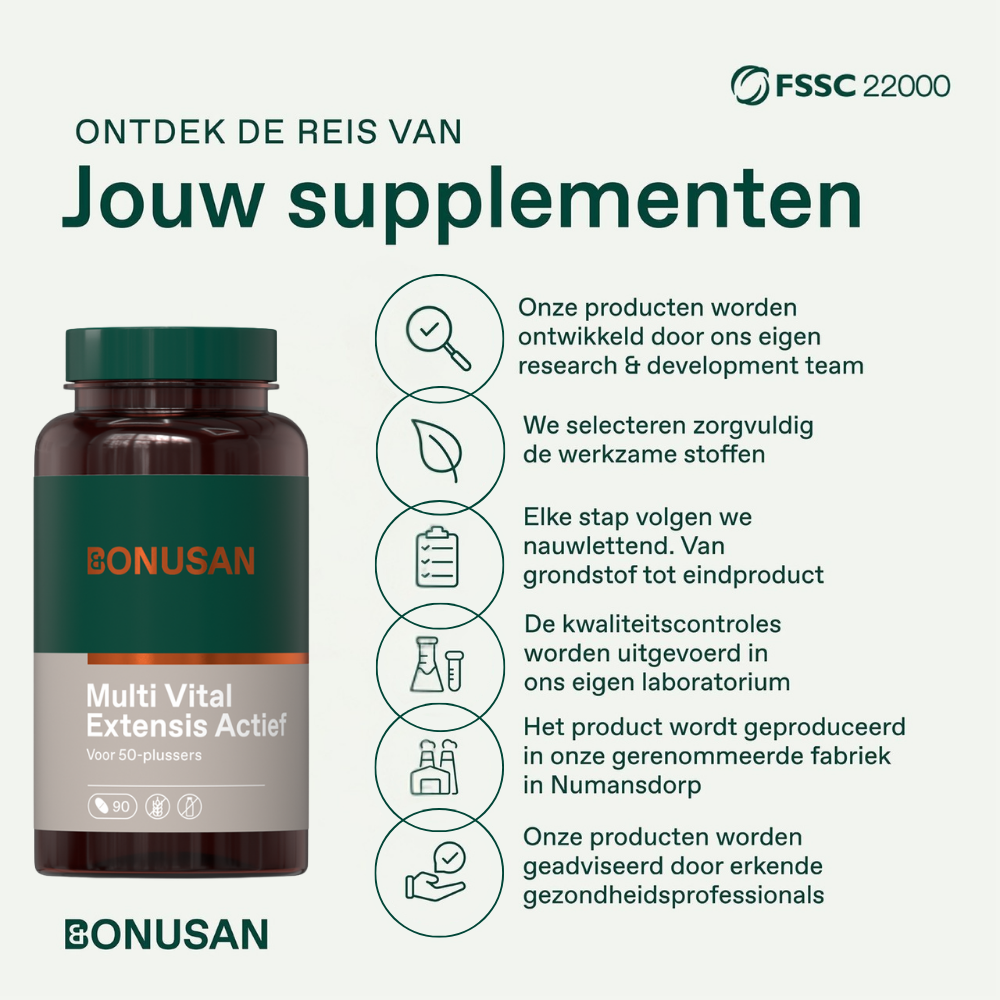 Bonusan Multi Vital Extensis Actief 90 tabletten