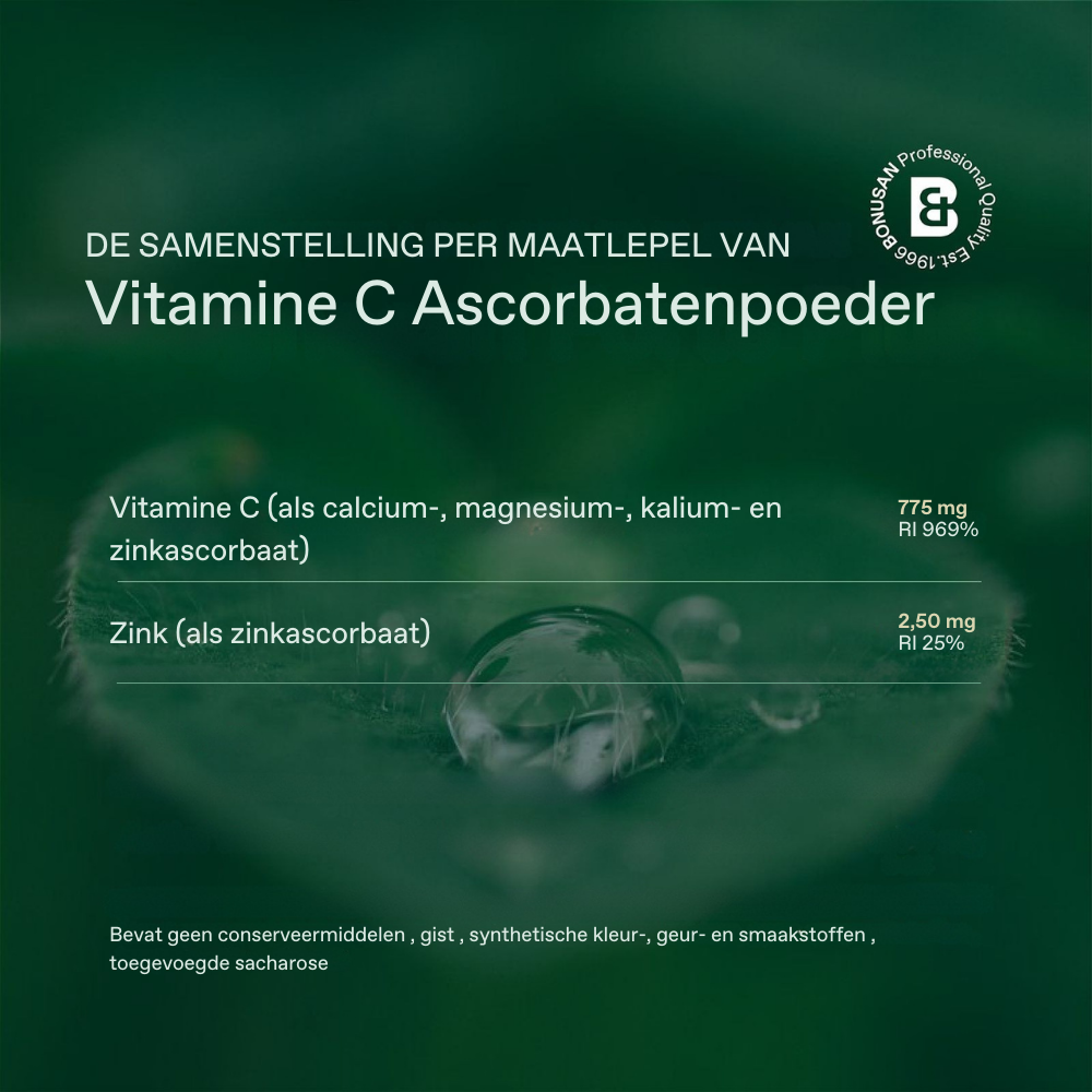 Bonusan Vitamine C ascorbatenpoeder 250 gram