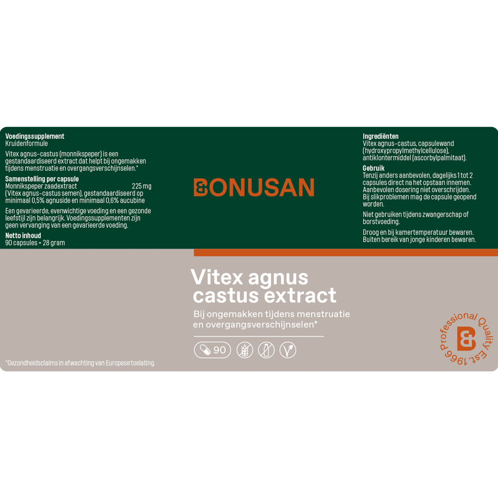 Bonusan Vitex agnus castus extract 90 vcaps