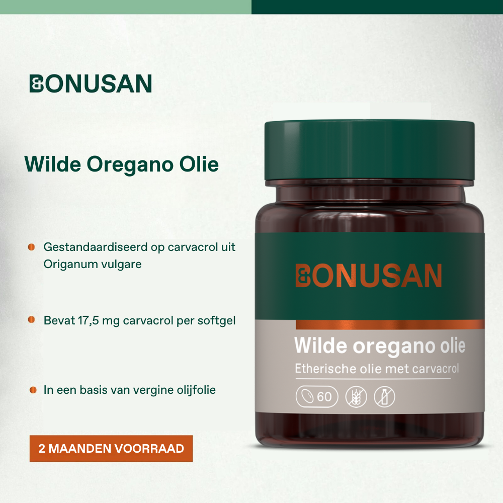 Bonusan Wilde oregano olie 60 softgels