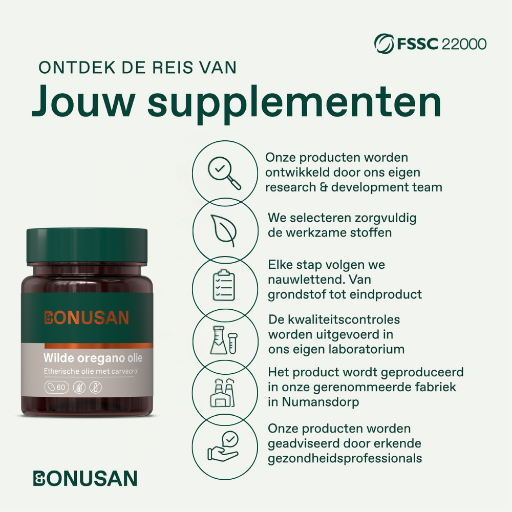 Bonusan Wilde oregano olie 60 softgels