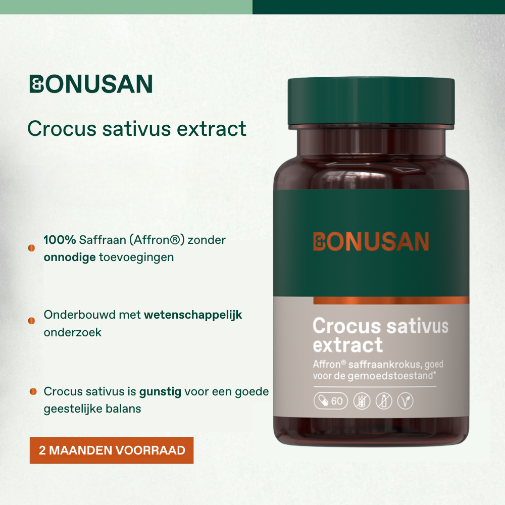 Bonusan Crocus Sativus Extract 60 vcaps