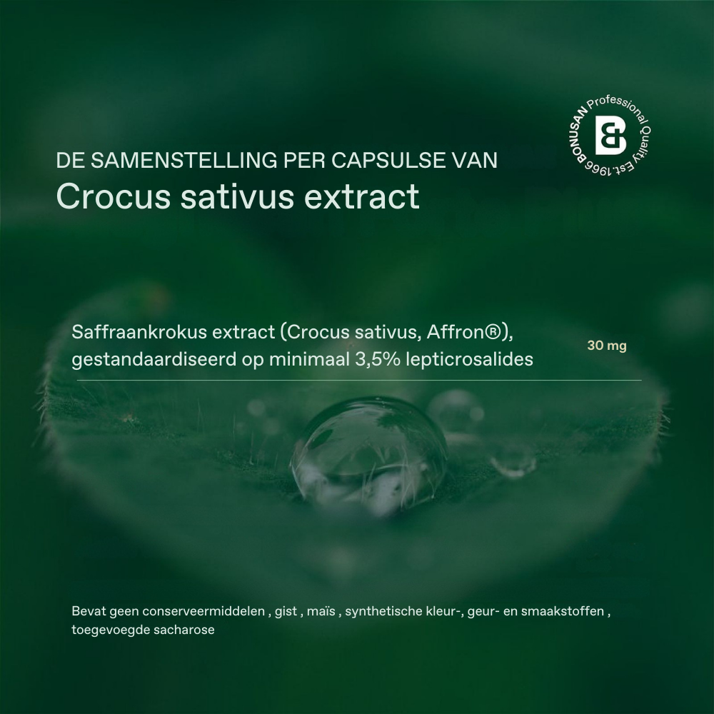 Bonusan Crocus Sativus Extract 60 vcaps