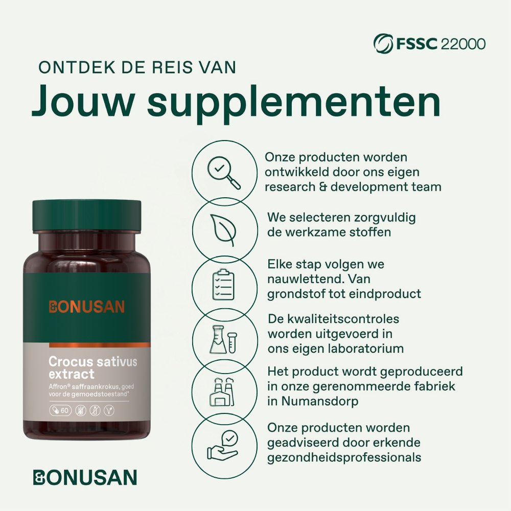 Bonusan Crocus Sativus Extract 60 vcaps