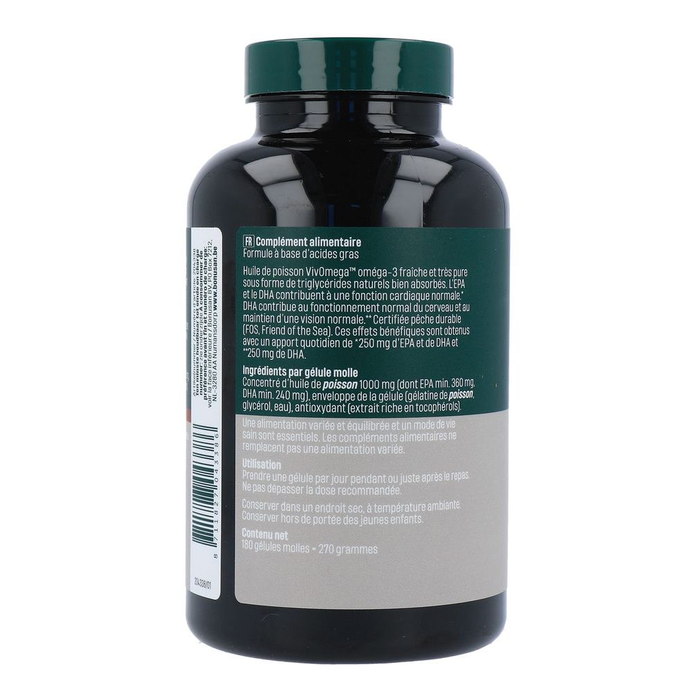 Bonusan Omega 3 België 180 softgels
