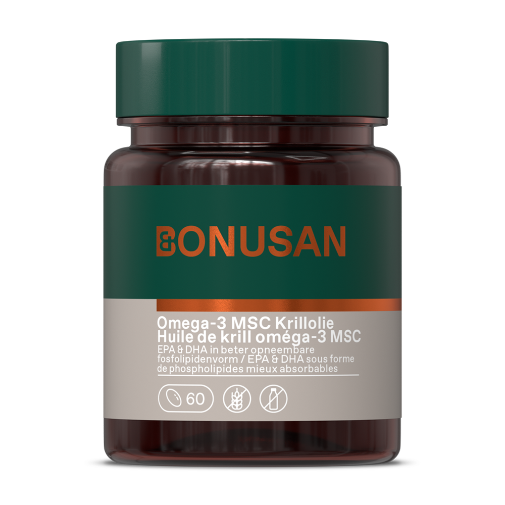 Bonusan Omega-3 MSC Krillolie 60 sg