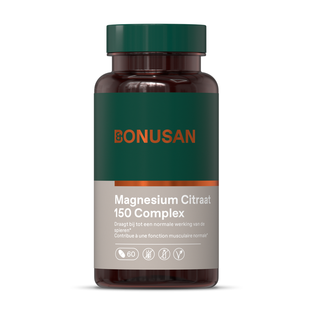 Bonusan Magnesium Citraat 150 Mg Plus BE 60 tb