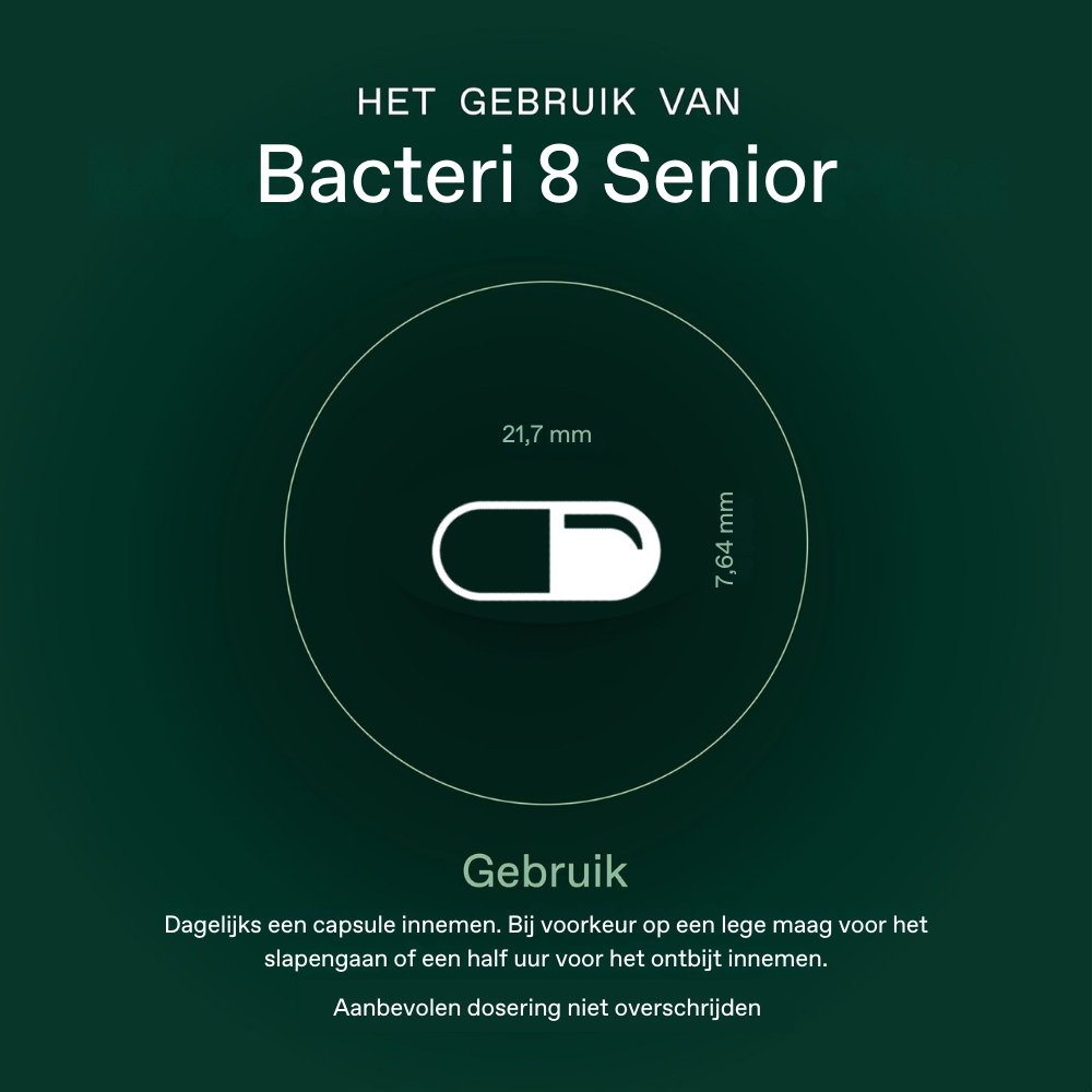 Bonusan Bacteri 8 senior 28 capsules