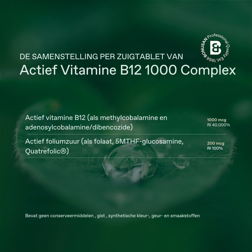 Bonusan Actief vitamine B12 1000 Complex