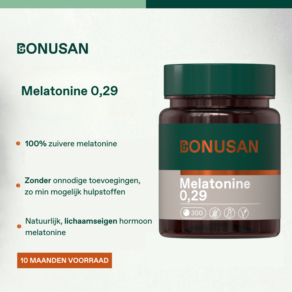Bonusan Melatonine 0.29 300 tabletten