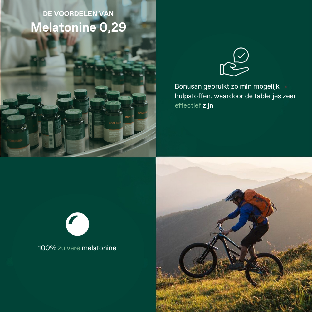 Bonusan Melatonine 0.29 300 tabletten