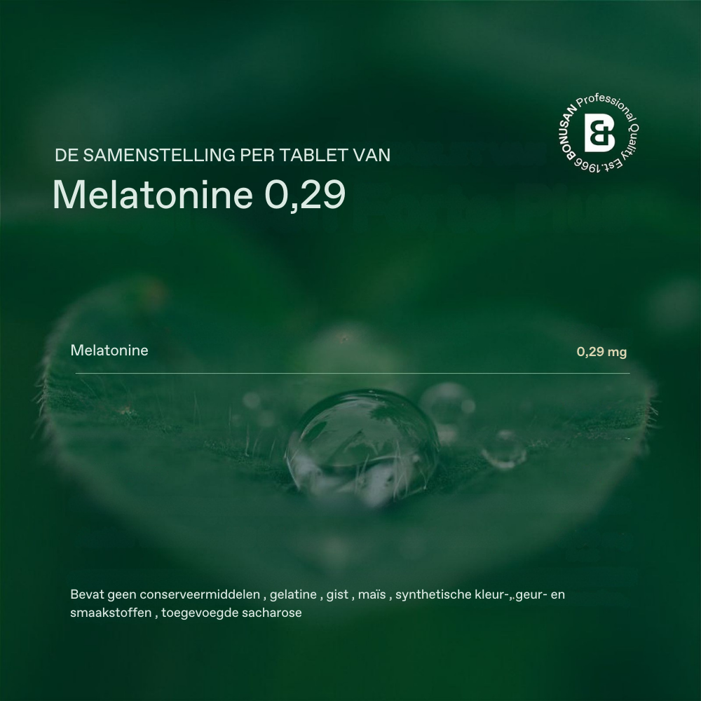 Bonusan Melatonine 0.29 300 tabletten