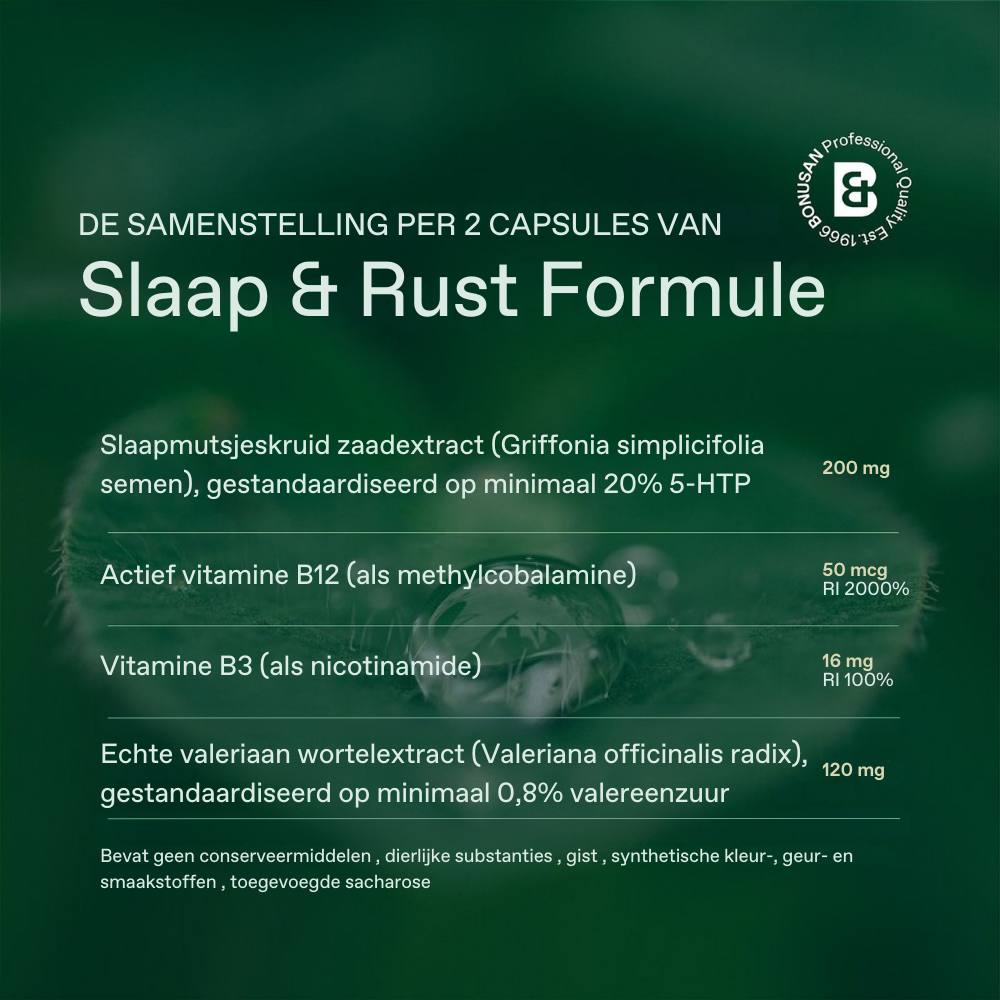Bonusan Slaap & Rust Formule 60 capsules