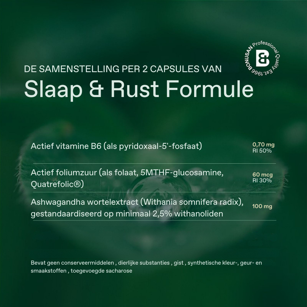Bonusan Slaap & Rust Formule 60 capsules