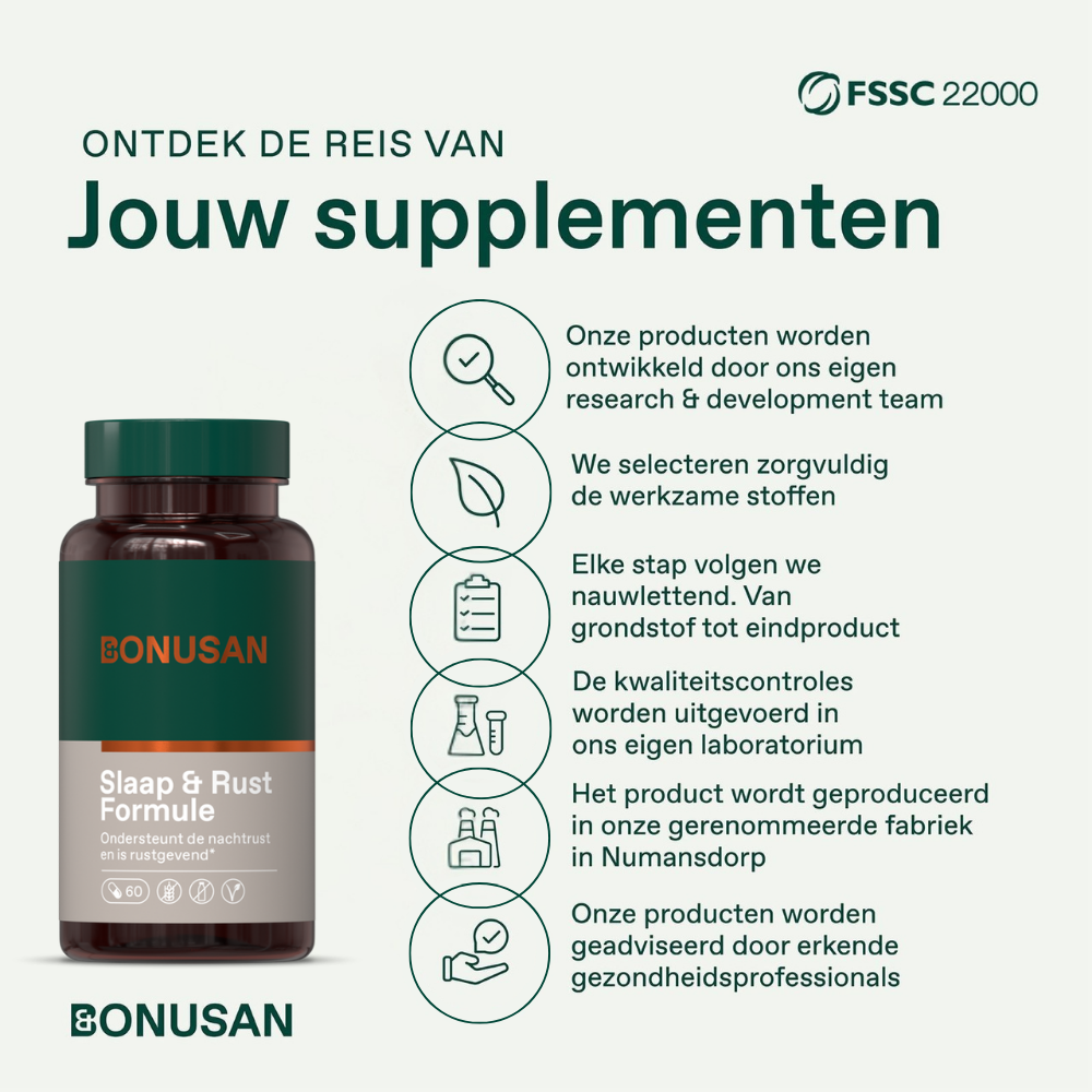 Bonusan Slaap & Rust Formule 60 capsules
