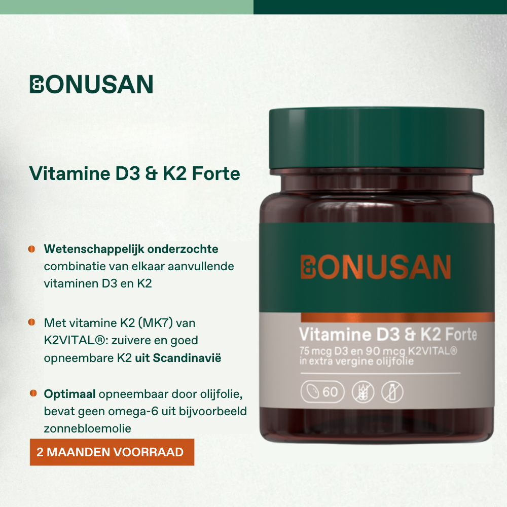 Bonusan Vitamine D3 & K2 Forte