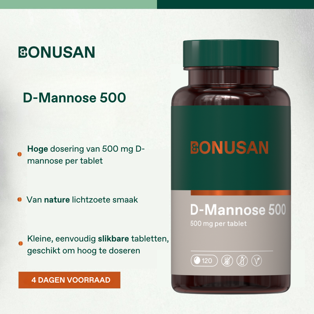 Bonusan D-Mannose 500 120 tabletten