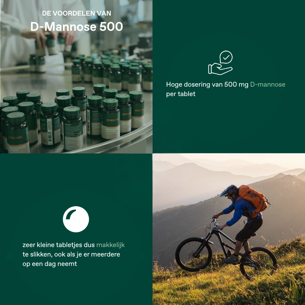 Bonusan D-Mannose 500 120 tabletten