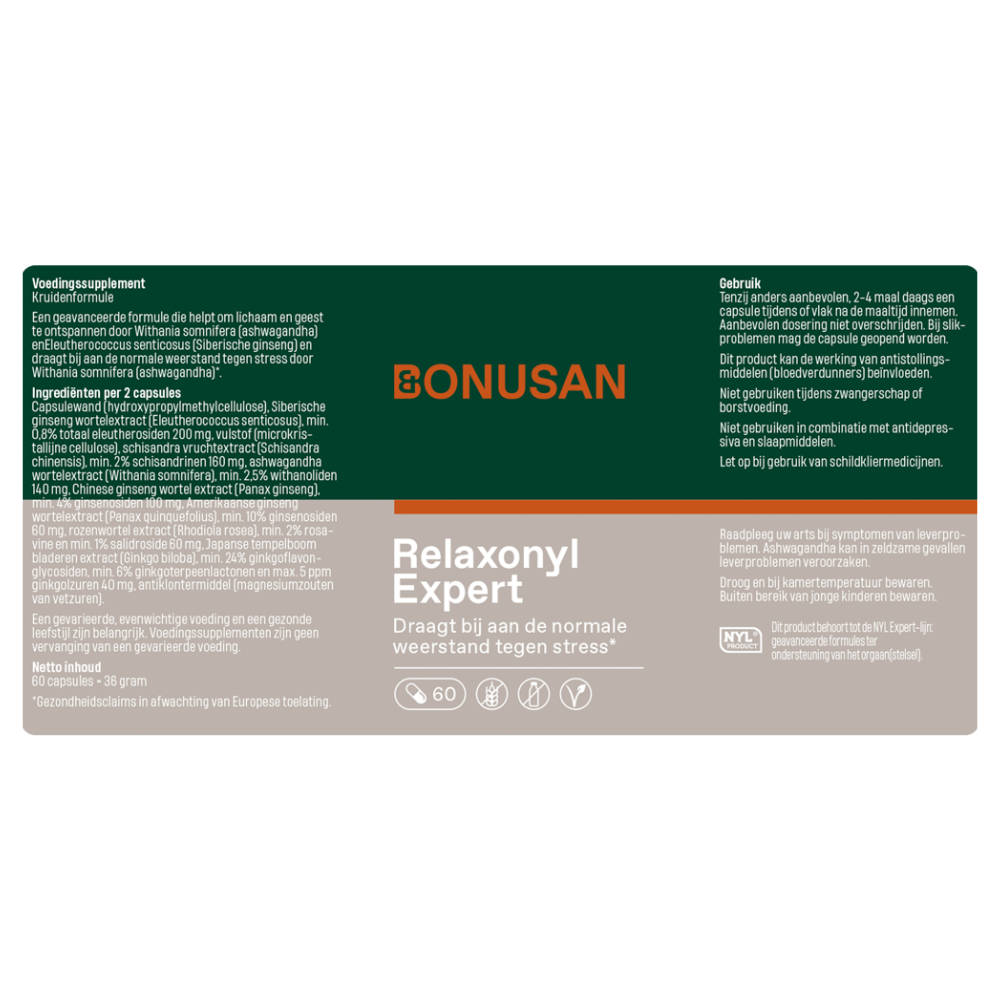 Bonusan Relaxonyl Expert 60 vcaps