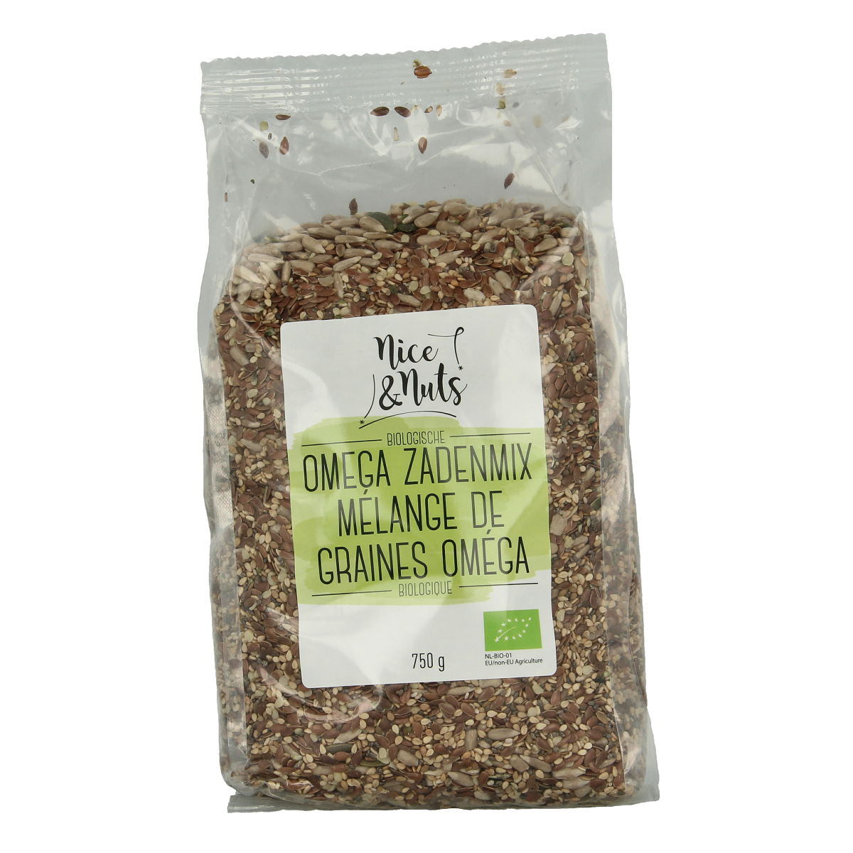 Nice & Nuts Omega zadenmix 750 gram