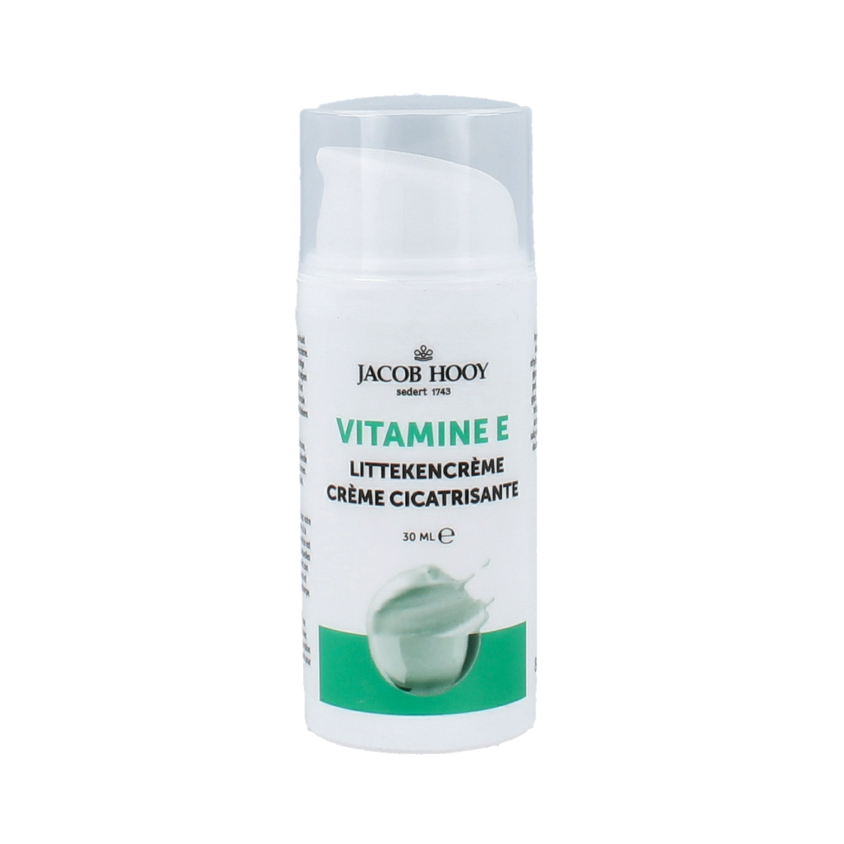 Jacob Hooy Vitamine E littekencreme 30 ml