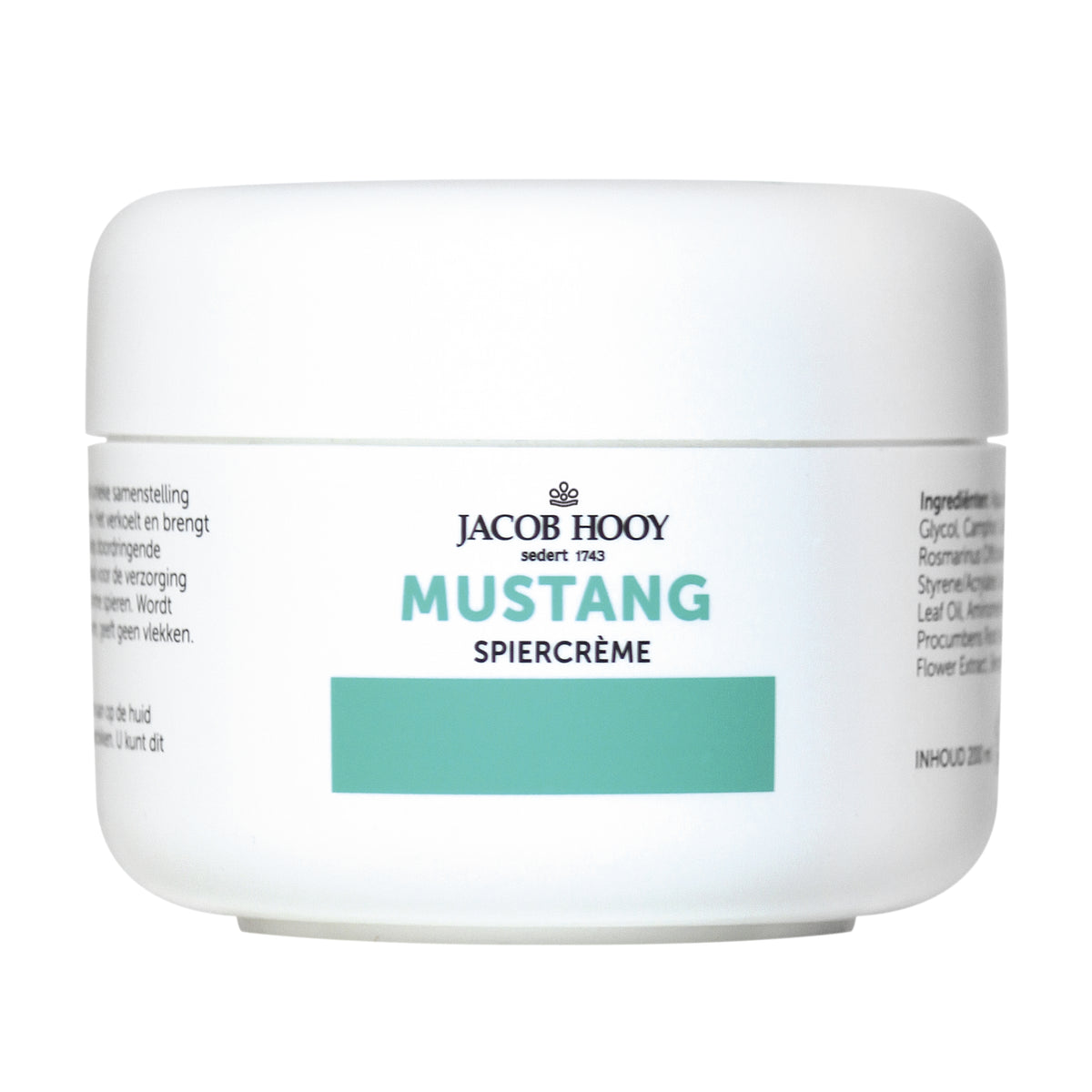 Jacob Hooy Mustang spiercreme 200 ml