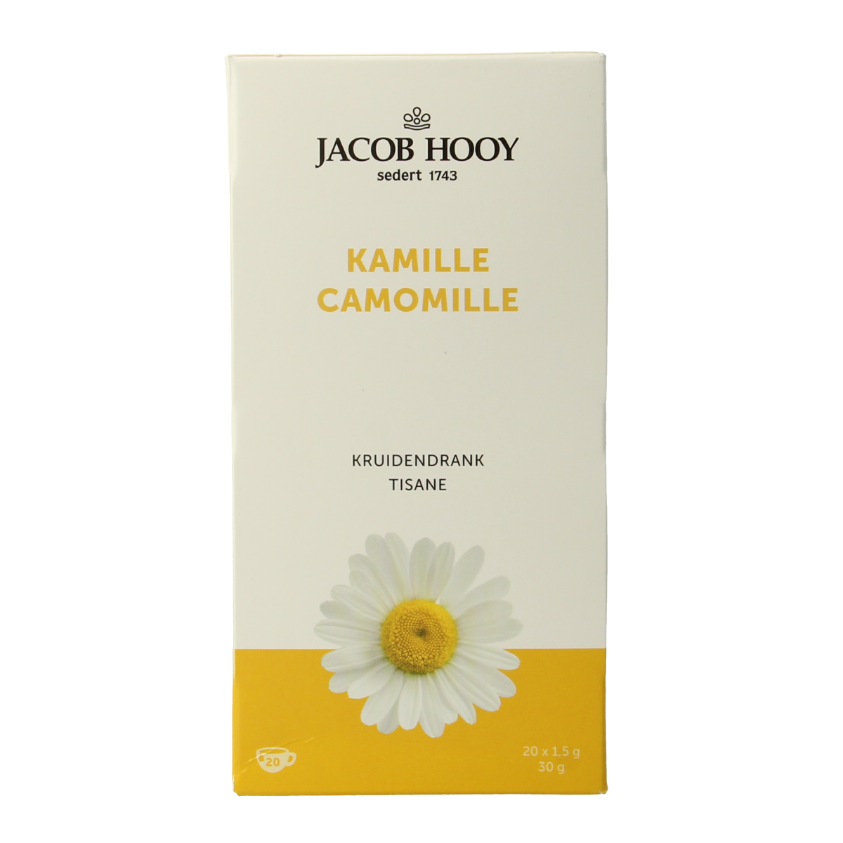 Jacob Hooy Kamillenthee 20 zakjes